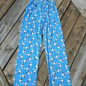 Girls Large Princess Kitty Cat Pajama Pants